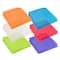 JAM Paper 9.75" x 13" Assorted Zip Closure 3-Hole Punch Plastic Envelopes, 6ct.